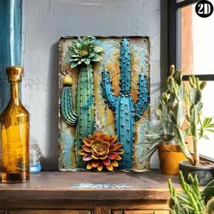 Humorous Aluminum Artwork Wall Decor Western Wall Art for Living Room Kitchen Home Multipurpose Decoration Stylish Hanging Gift for Housewarming Christmas