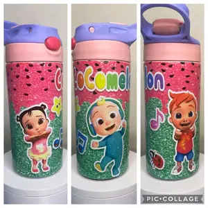 cocomelon 12 oz kids water cup