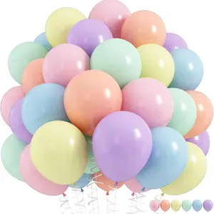 Pastel Rainbow Balloons, Balloon Garland, Balloon Arch, 31/61/102pcs Colorful Macaron Balloons, 12/10/5 Inch Latex Balloons for Birthdays, Weddings & Birthday Party Decorations, Balloon Party Supplies