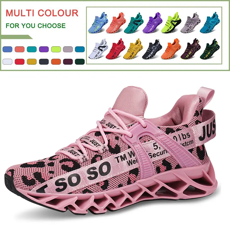 Women's Walking Running Shoes Blade Tennis Casual Sneakers Comfort Non Slip Work Athletic Shoes Low-top Breathable Mesh Gym Sports Shoes Footwear