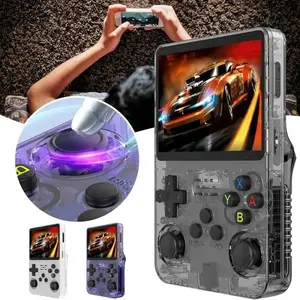 R36s Portable Handheld Gaming Console with 20000+ Classic Games, 3.5 Inch IPS Screen, 64GB Storage for Retro Gaming Fun