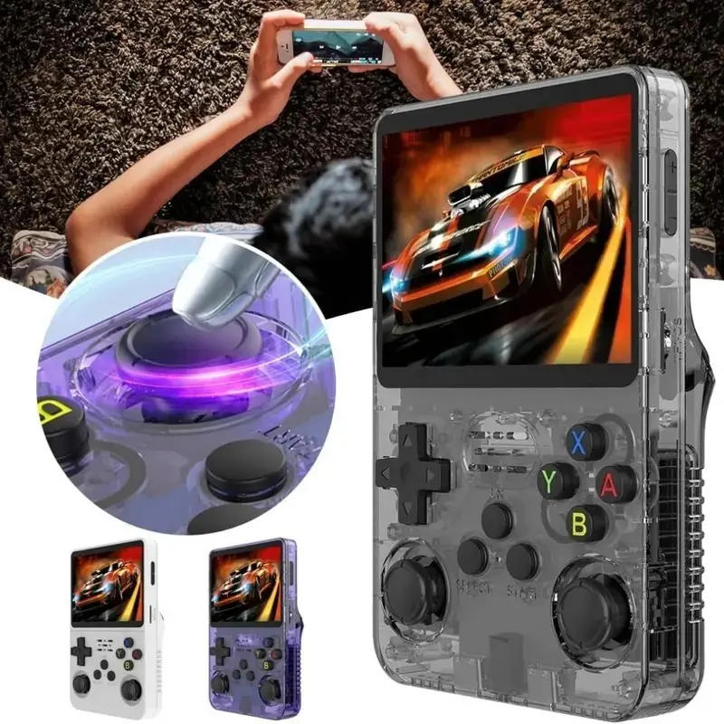 R36s Portable Handheld Gaming Console with 20000+ Classic Games, 3.5 ...