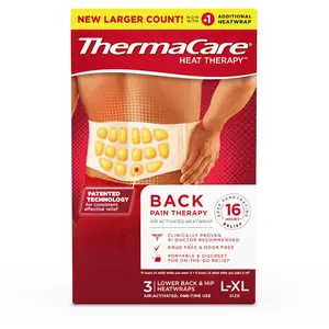 Thermacare Heatwraps, Lower Back & Hip, L Xl