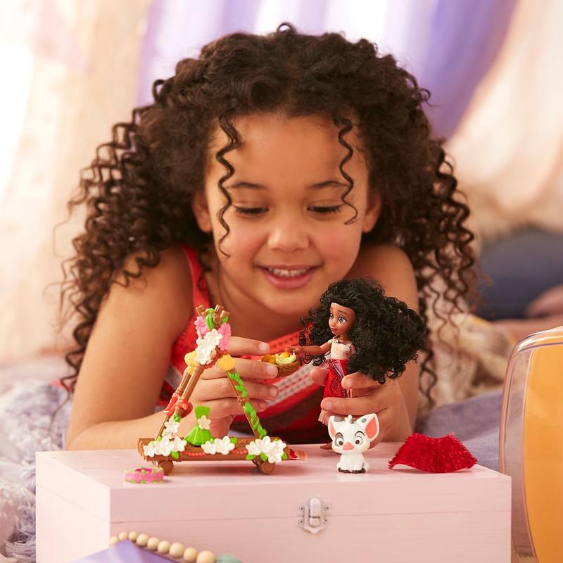 Disney Store Moana Disney Once Upon a Story Mini Doll Playset – 5''