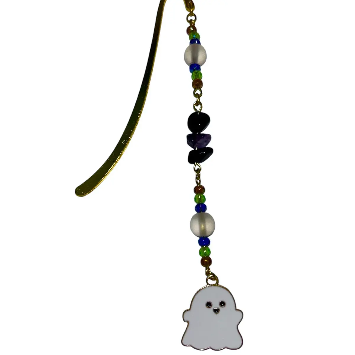 Spooky Book Mark Charm