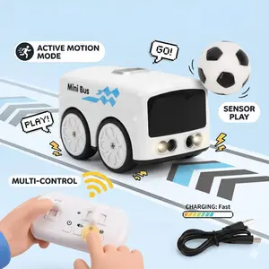 Smart RC Car & Mini Bus | Interactive STEM Toy for Toddlers 3-6 | Obstacle Avoidance & Remote Control Learning Toy