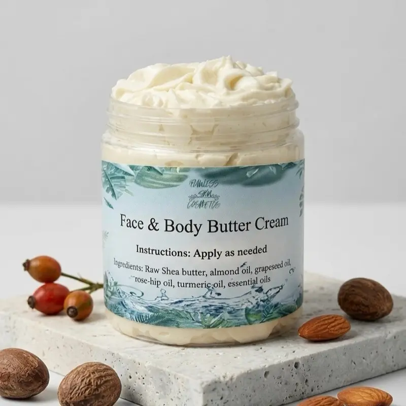 Face and Body Butter Cream, Hydrating Soothing Moisture Cream Body Butters for Dry Skin