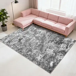 PLUMLIK Soft Low Pile Living Room Area Rug, Modern Abstract Rugs For Bedroom, Non Slip pet friendly Home Decor Aesthetic Carpet, Washable Indoor/Outdoor Carpet, Ideal for Spring Home Decor, Mother’s Day and Easter Gift