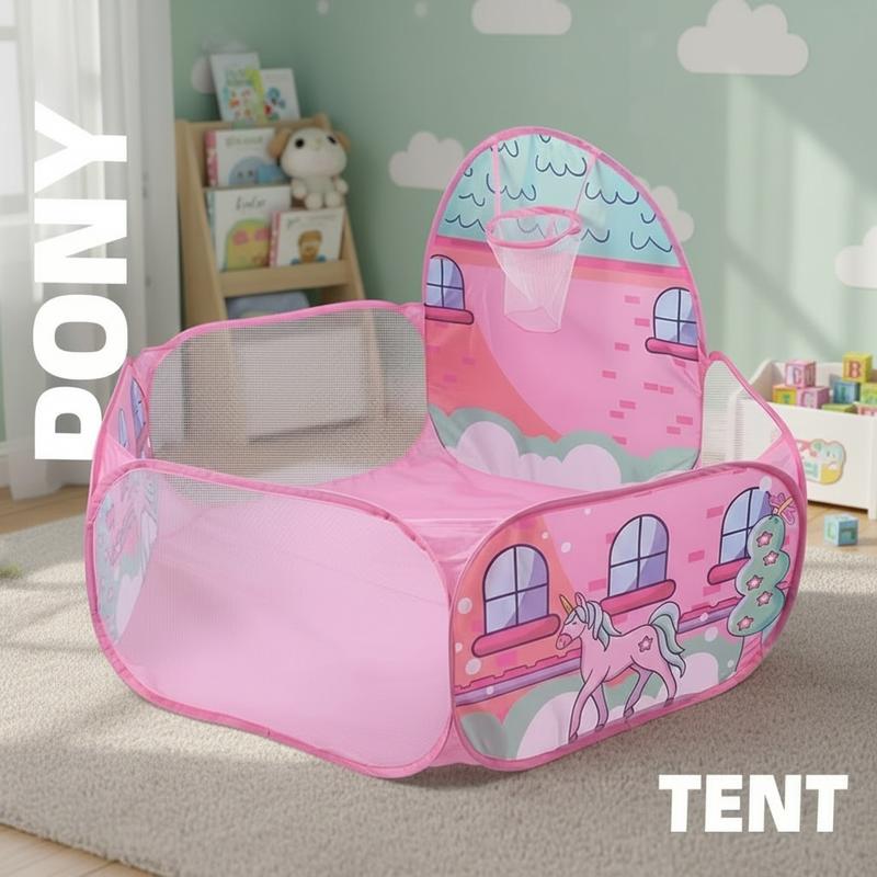 Kids' Foldable Play Tent | Durable Ball Pit, Large Pop-Up Playpen | Perfect Holiday Gift & Beach Toy | Balls Not Included