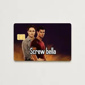 Twilight Card Skin, Funny Screw Bella Meme Stickers, Gift for Fan