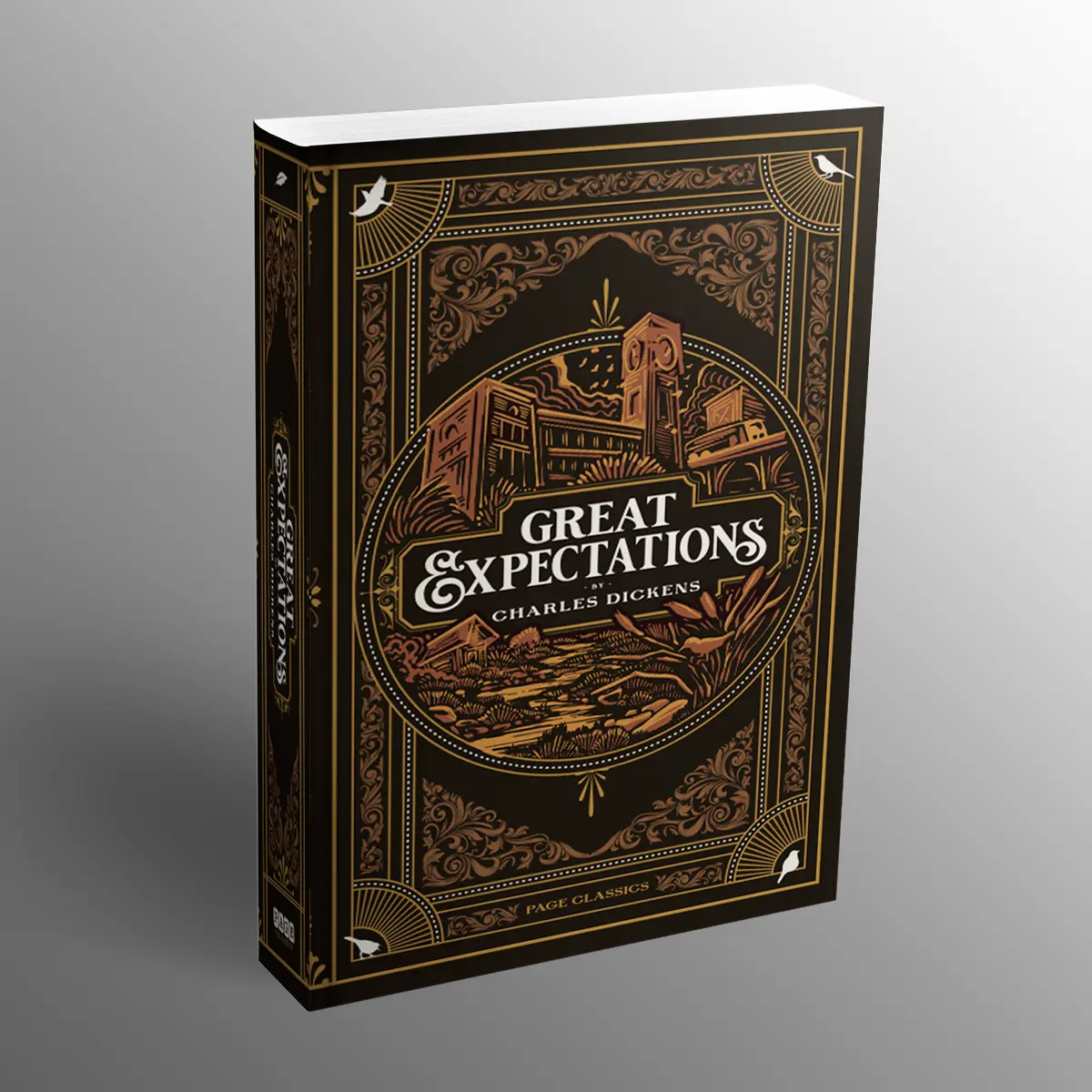 Great Expectations Classic Novels - Deluxe Hard Cover Literature, Vintage Decorative Literature Storybook Edition