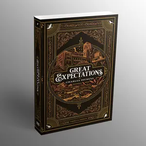 Great Expectations Classic Novels - Deluxe Hard Cover Literature, Vintage Decorative Literature Storybook Edition