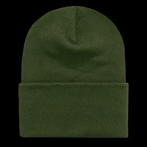 Rapid Dominance 613-OLV Acrylic & Polyester Long Beanies Hat, Olive - One Size Fits Most