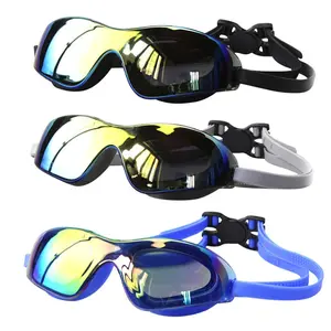 Swim Goggles, Pool Goggles Anti-Fog&Anti-UV Adult Men Women Teenagers Swimming Goggles Adjustable Electroplate Diving Glasses No Leaking Swim Sports Eyewear for Women Men Youth Kids