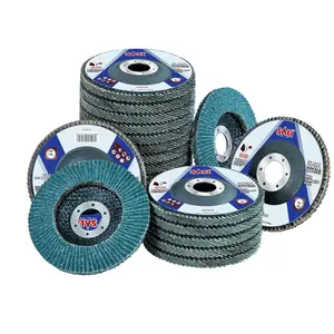 Sali 24 Pack Zirconia Flap Disc 80 Grit 4.5" x 7/8-Inch Sanding Disc Bevel Type # 29 and Industrial Angle Grinding Wheel High Edge Grinding