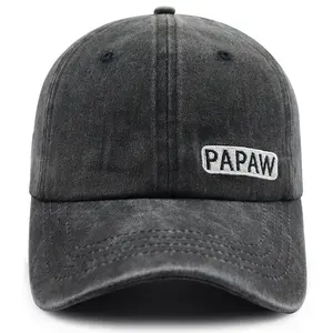 Papaw Gifts from Grandkids Son Daughter, Worlds Best Grandpa Hat, Pawpaw Baseball Cap, Fathers Day Retirement Birthday Gifts for Grandfather Dad Men