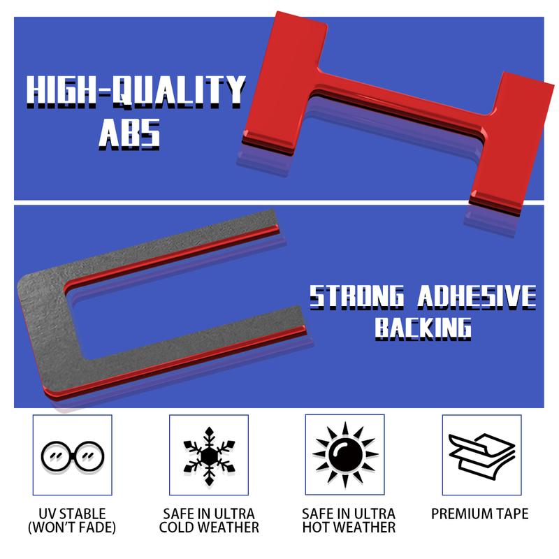 3D Tailgate Letters Insert Decals for Chevy Silverado(1500,2500) 2019 2020 2021 2022 2023 2024 2025, Made of Premium ABS Plastic, Strong 3M Adhesive, Weatherproof and Fade Resistant, American Truck Accessory