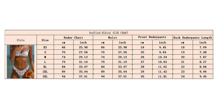 Fresh Print Ruffle Bikini Set Underwire Triangle Top and High-Cut Bottom with Cactus Floral Pattern #SpringStatements Fresh Print Ruffle Bikini Set Underwire Triangle Top and High-Cut Bottom with Cactus Floral Pattern #SpringStatements