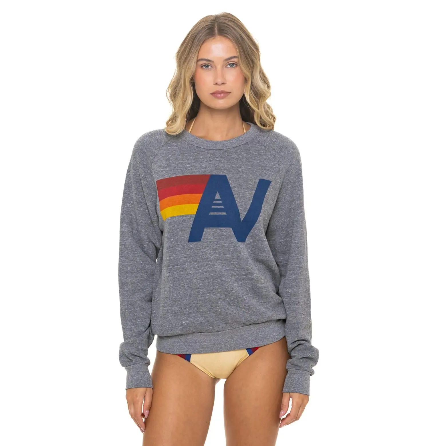 LOGO SWEATSHIRT - HEATHER GREY