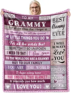 Grammy Gifts from Grandkids Granddaughter, Grammy Gifts for Grandma, Gifts for Grammy, Grammy Gifts for Birthday Christmas Mothers Day, Best Grammy Ever Gifts, To My Grammy Gifts Blanket