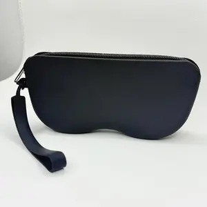 1PCS Silicone Sunglasses Case, Portable Shockproof Eyeglasses Storage Bag, Waterproof Travel Organizer for Outdoor Activities