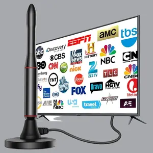 TV Antenna for Smart TV,with Strong Magnetic Base,Digital TV Antenna for Smart TV,HD Indoor TV Antenna, Antenna TV Digital HD Indoor,Television Antenna Perfect Long Range Reception for 4K 1080P Channels.