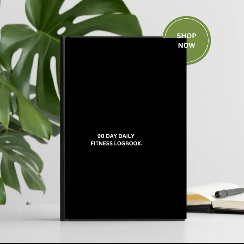 90 Day Daily Fitness Tracker Journal - Motivational Quotes, Easy-to-Use Layout, Perfect for Home & Gym Workouts, Weightlifting, Cardio, Yoga, and More, Track Workouts, Home Workouts