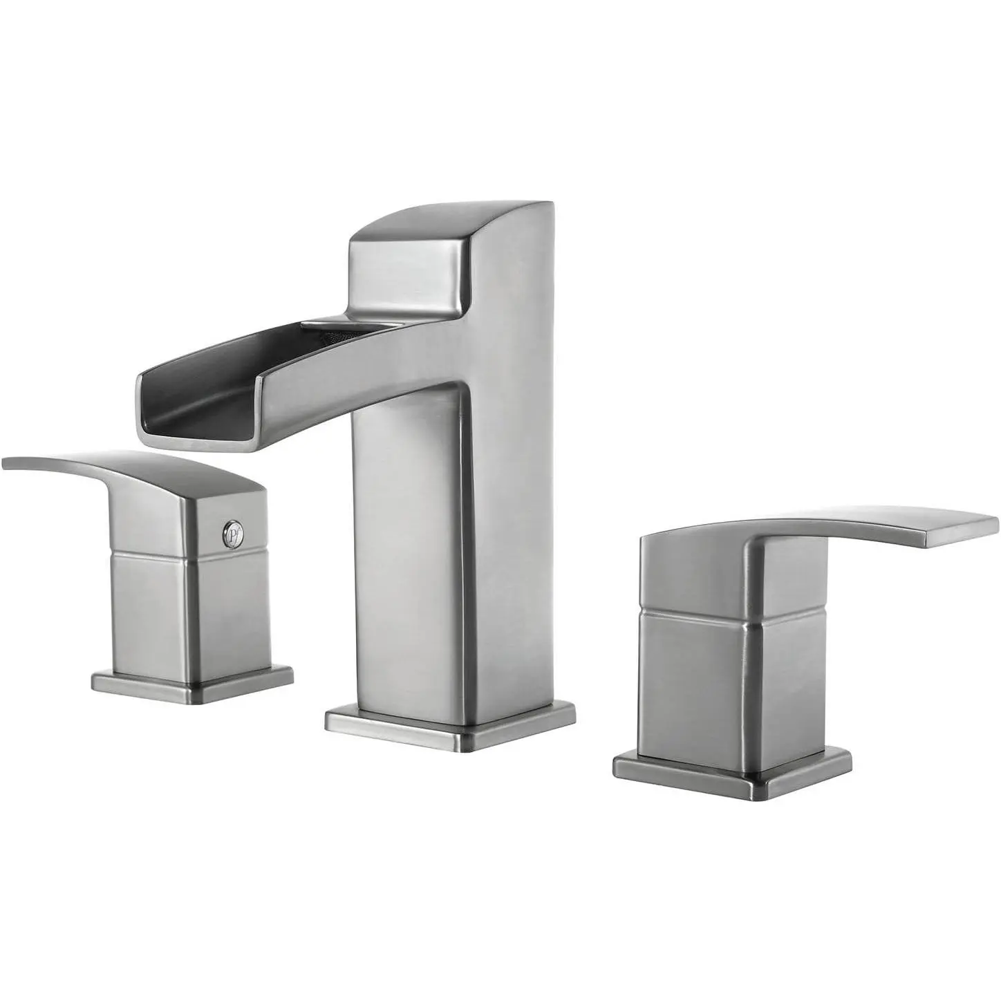 Pfister LG49DF0K Kenzo 2-Handle 8" Widespread Waterfall Bathroom Faucet in Brushed Nickel, Water-Efficient Model