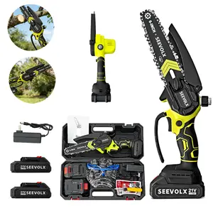 Brushless Mini Chainsaw Cordless With Ergonomic Design For Light Pruning Tree Trimming And Garden Care Portable Electric Saw For DIY And Outdoor Maintenance