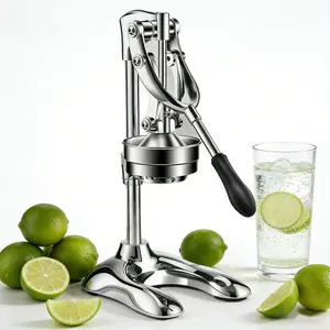Commercial Manual Juicer, Hand Press Citrus Juicer , Easy To Clean, Fruit Squeezer Juicer Machine for Pomegranate Orange Lime Lemon more durable compact easy fresh juice Stainless Steel tiktokshop black friday heavy duty countertop squeezer