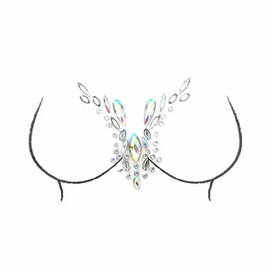 Star Fall Crystal Jewel BodiStix Body Sticker