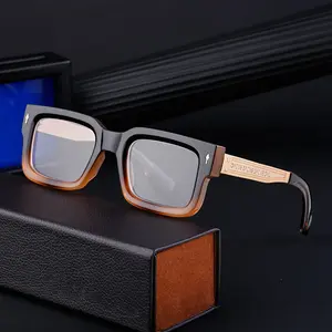Men's Fashion Square Frame Glasses, Optical Eyeglasses For Male, Non-Prescription Clear Lens, Small Frame Eyewear, Can Be Customized For Myopia