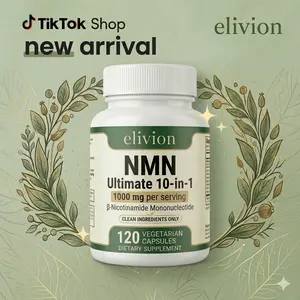 NMN Complex 1,000mg Per Serving, 10-1 Complex, Zero Filler, Pure NMN 500mg with Vitamin C, Resveratrol, CoQ10, TMG, Quercetin, & Glutathione | NAD+ Supplement Precurso
