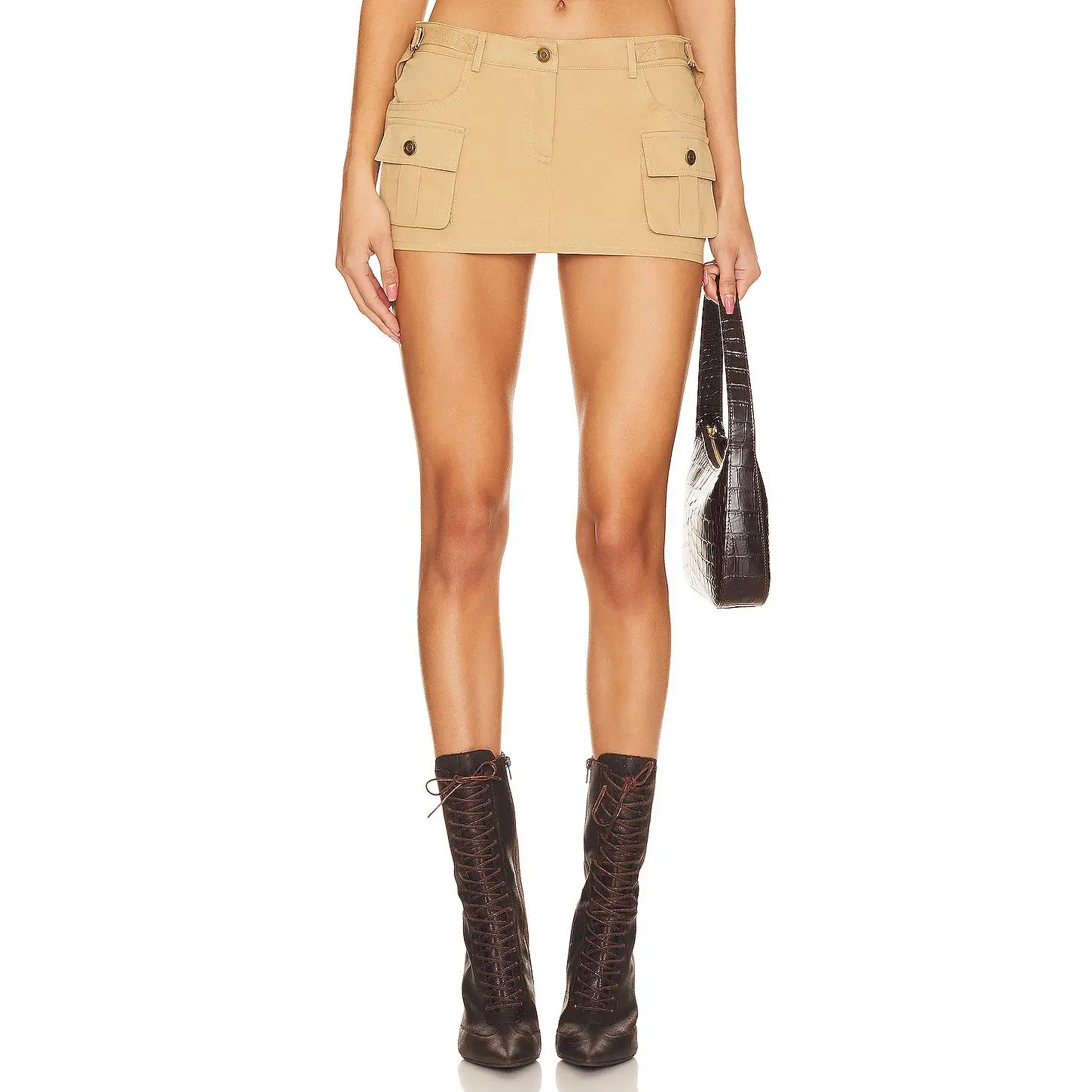 superdown Beatrix Cargo Skort in Khaki