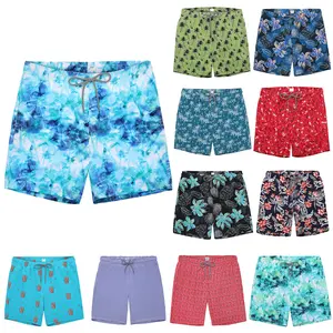 Multi-Color Quick-Dry Swim Trunks for Men | Secure Pocket, Mesh Lining Beach Shorts Swimming Pool Summer