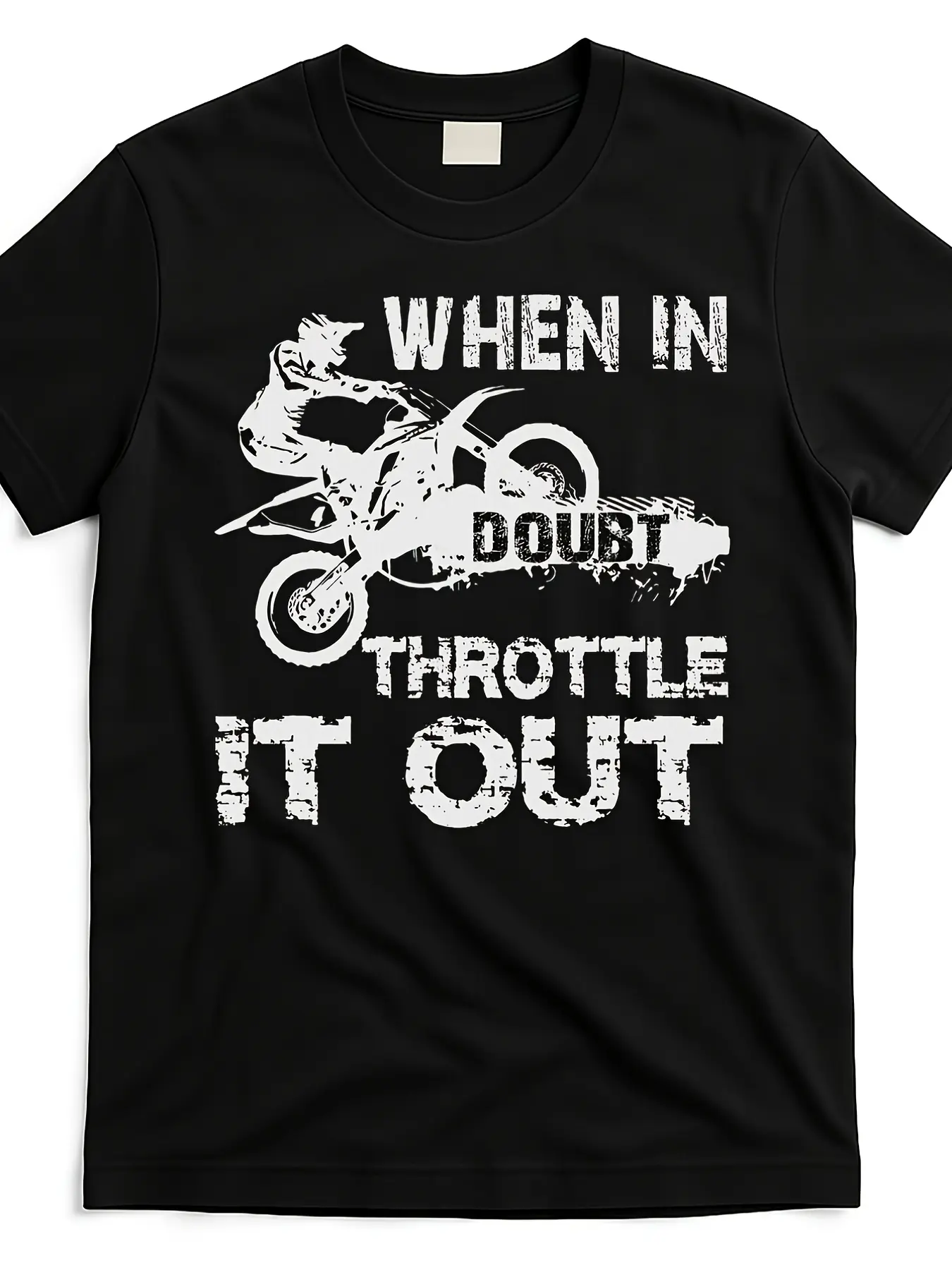 Men's  Women's Dirt Bike Motocross Graphic T-Shirt unisex soft cotton short sleeve t shirt, vintage graphic casual tee for men women teens, perfect birthday holiday gift for camping travel gym daily street  wear
