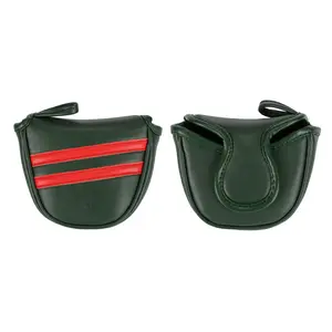 Golf Putter Cover,Magnetic Closure Design,Suitable for various mallet-style putters,Available in 5 colors,Durable golf club accessory.