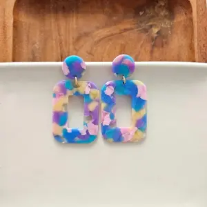 Spiffy & Splendid Margot Earrings - Watercolor