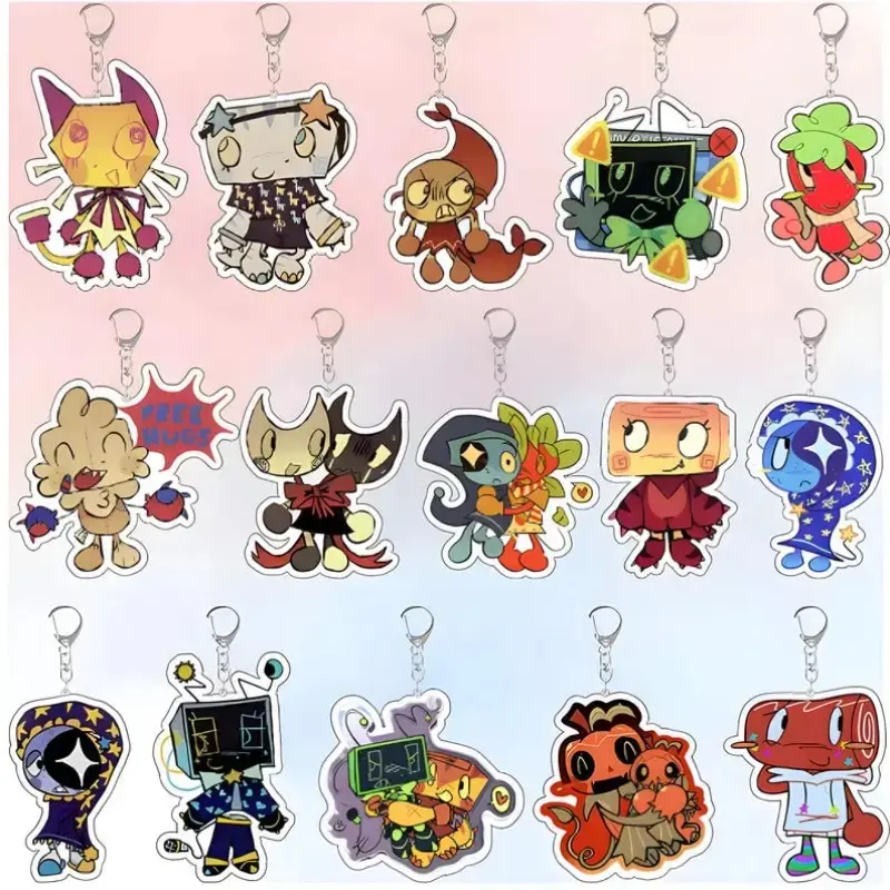 Dandys World Keychains - Kawai Dandy Characters Gigi Razzle Dazzle Goob Brightney Keychains