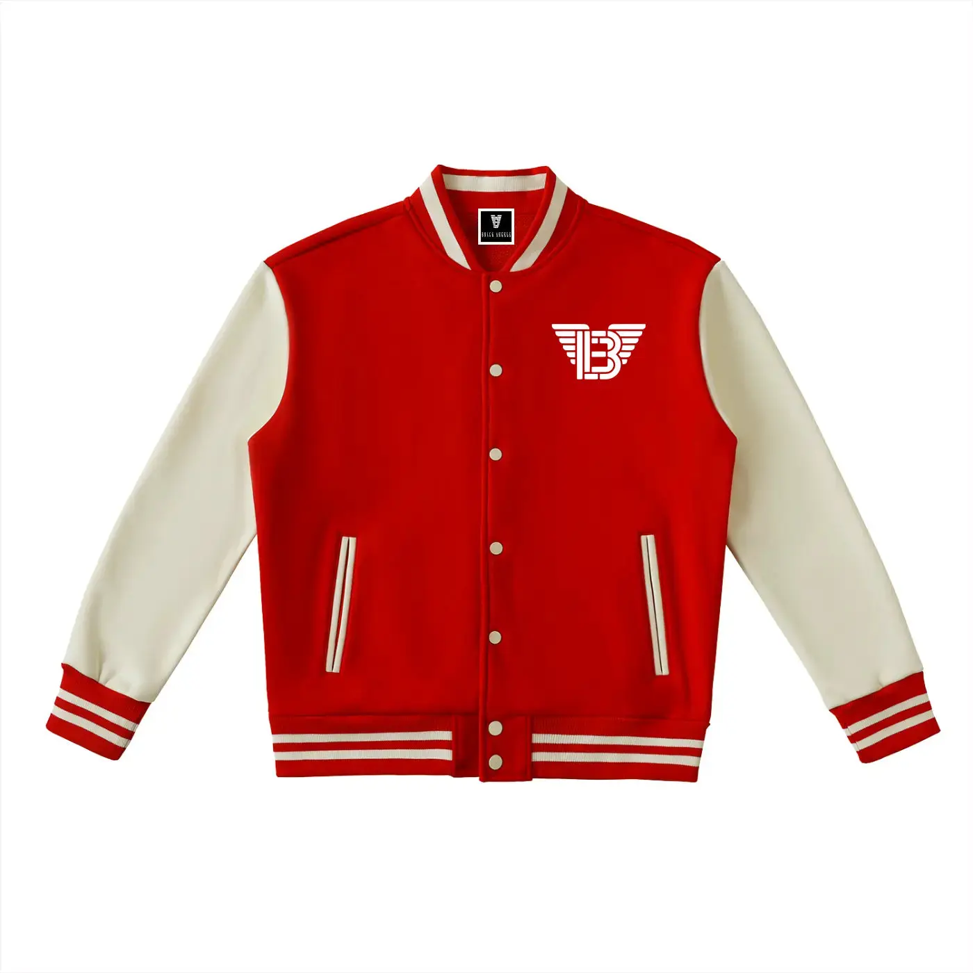 BAC Two-Tone Fleeced Varsity Jacket