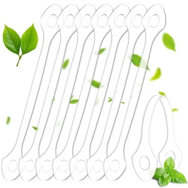 25 Count Disposable Tongue Scraper, Plastic Tongue Cleaner for Adults Kids | Double-sided Smooth Serrated Edge, Clean Tongue, Healthy Tongue, Promote Fresh Breath, Travel Friendly
