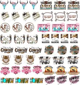 COWBOY UP TRUCKER HAT GANGSHEET  - 22X24