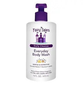Fairy Tales Daily Cleanse Kids Body Wash | Kids Soap With Gentle, Clean Natural Ingredients | Sulfate Free, Silicone Free, Body Wash for Boys and Girls - 16 oz.