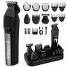 Yineel HC600 Men's Rechargeable Beard Trimmer Grooming Kit - Ceramic Blades, Waterproof Design, Adjustable Attachments, Fast-Charging Rechargeable Battery, Stainless Steel Components, LED Display, for Smooth Shave, Hair Styling, Luxury Gift Box
