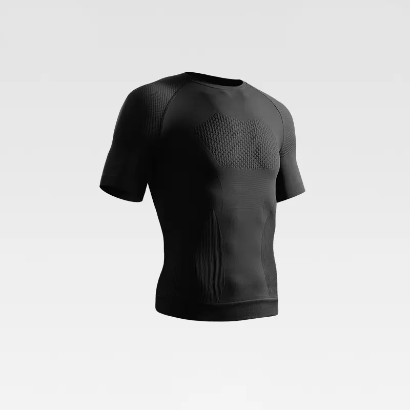 Mens Gym Apparel Short-sleeved Sports T-shirt Summer Quick-drying Compression Tight-fitting Top for men daily training workout fitness running outdoor athletic activity breathable stretch muscle shaping functional performance wear suitable