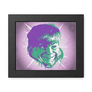 Vintage Chris Farley Framed Poster | Pop Art Wall Decor | Home Art | Gift for Collectors, Celebrities, Retro Lovers, Vintage Decor, Comedy Film Fans