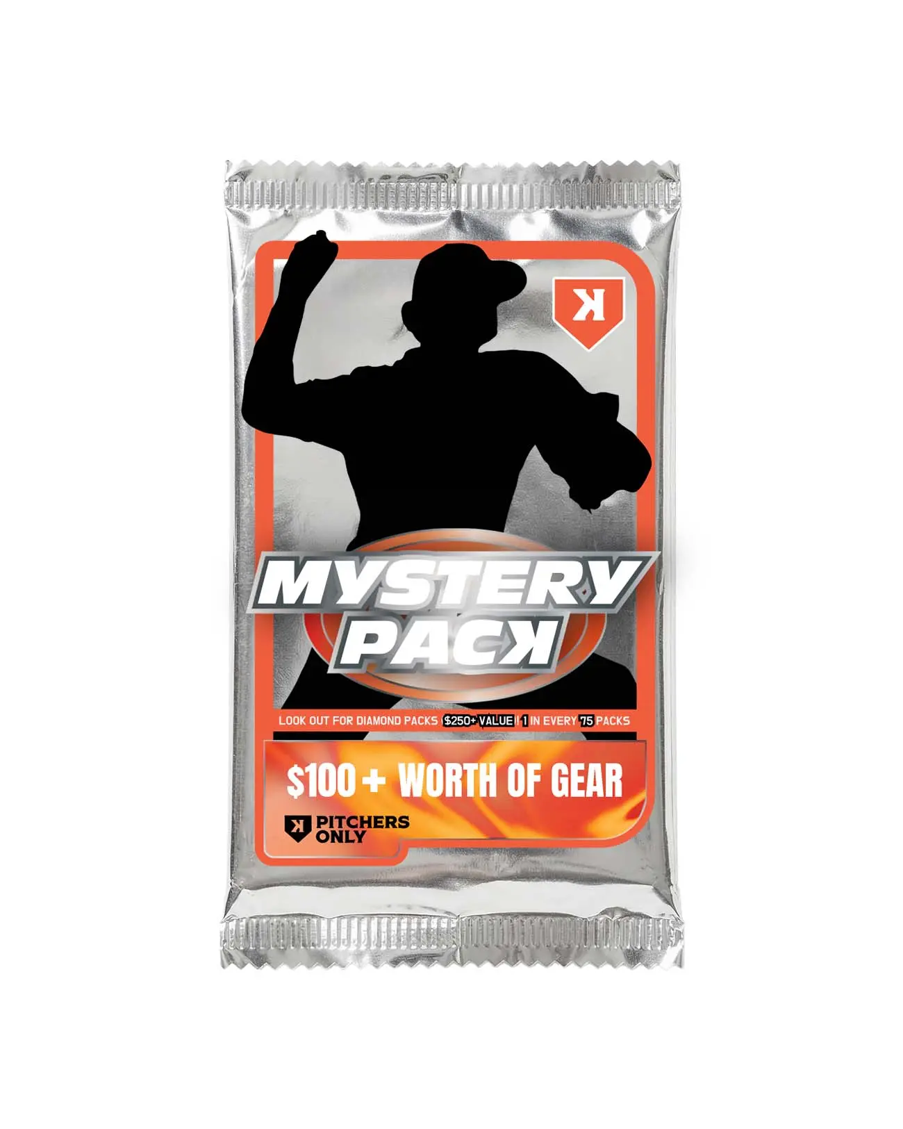 Youth Baseball Mystery Pack, Pitchers Only, 4 Items, Tee Shorts Hat and Accessory, $100 Plus Value