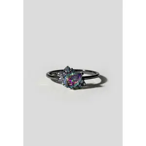 Succulent | Black Gold Ring