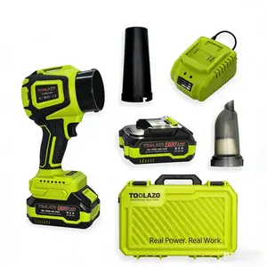 20V 2-in-1 Cordless Blower & Vacuum, 4.0Ah Battery & Fast Charger, 10000RPM Turbo Motor, Lightweight Handheld Tool for All-Season Cleanup, Leaf, Snow, Dust, Lawn Care, Patio & Yard Worksnow removal