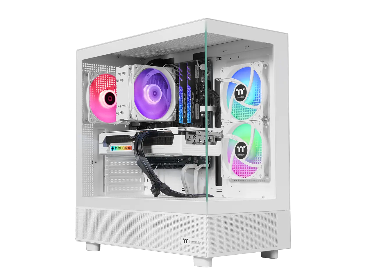 Thermaltake Desktop PC LCGS NE i1458S-V270S N27S-B760-B58-LCS Intel Core i5-14400F 16GB DDR4 1TB NVMe SSD Intel Arc B580 Windows 11